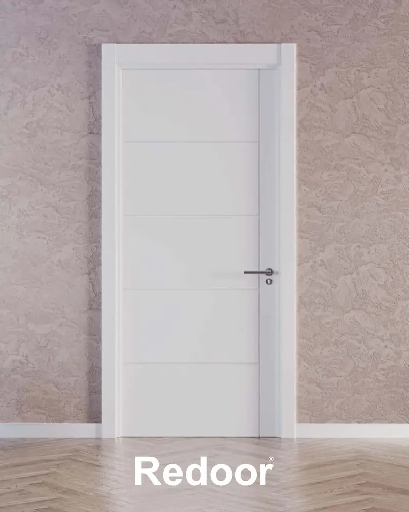 Modern Düz Lake İç Oda Kapısı İnci Beyaz